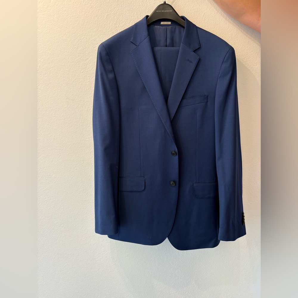 Joseph Abboud Wool 2 piece suit (navy blue)